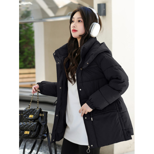 高級棉衣女中長款2025冬季新款寬松加厚抽繩收腰休閒連帽保暖外套 高級棉衣女中長款2025冬季新款寬松加厚抽繩收腰休閒連帽保暖外套