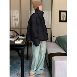 白色羽絨棉服女冬季新款2025韓系高級感超好看小個子短款棉衣棉襖