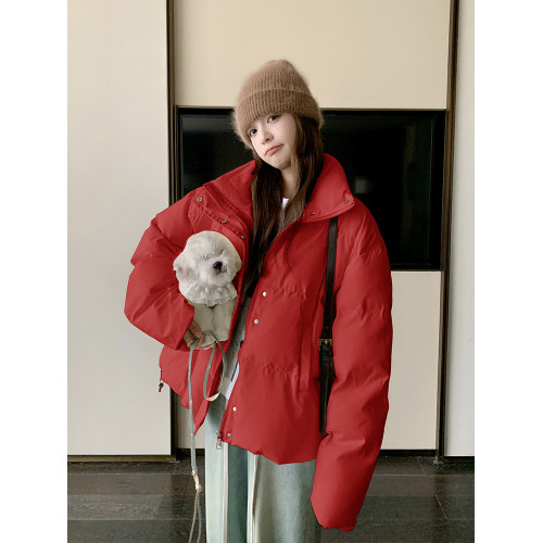 白色羽絨棉服女冬季新款2025韓系高級感超好看小個子短款棉衣棉襖 白色羽絨棉服女冬季新款2025韓系高級感超好看小個子短款棉衣棉襖