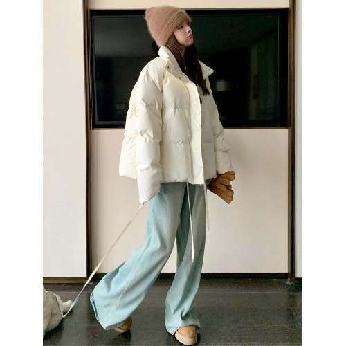 白色羽絨棉服女冬季新款2025韓系高級感超好看小個子短款棉衣棉襖 白色羽絨棉服女冬季新款2025韓系高級感超好看小個子短款棉衣棉襖