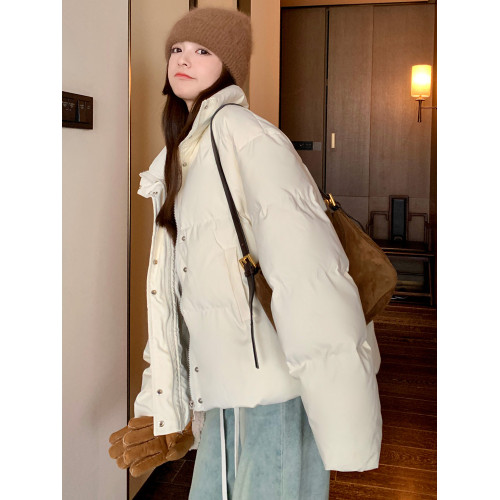 白色羽絨棉服女冬季新款2025韓系高級感超好看小個子短款棉衣棉襖 白色羽絨棉服女冬季新款2025韓系高級感超好看小個子短款棉衣棉襖