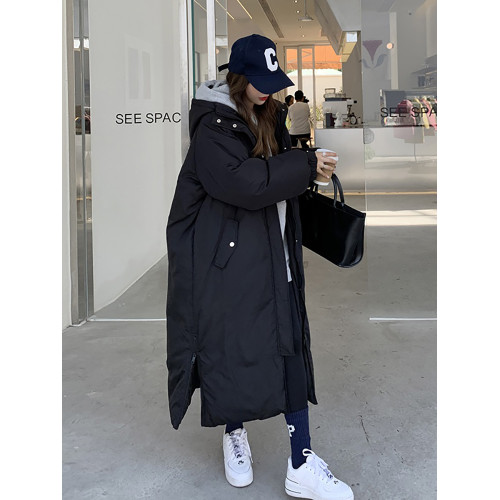 羽絨棉服女長款過膝2025年冬季新款韓系休閒棉衣保暖學生連帽外套 羽絨棉服女長款過膝2025年冬季新款韓系休閒棉衣保暖學生連帽外套