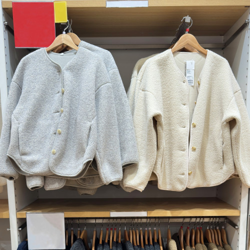 女裝仿羊羔絨搖粒絨休閒開衫/長袖外套25秋冬新款R470139/479616 女裝仿羊羔絨搖粒絨休閒開衫/長袖外套25秋冬新款R470139/479616