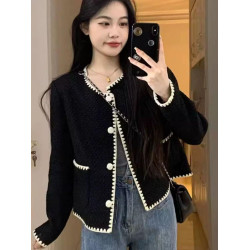 小香風外套女2025新款爆款春秋高級感法式名媛氣質超好看短款上衣