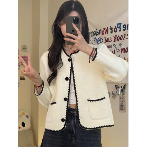 小香風外套女2025新款爆款春秋高級感法式名媛氣質超好看短款上衣 小香風外套女2025新款爆款春秋高級感法式名媛氣質超好看短款上衣