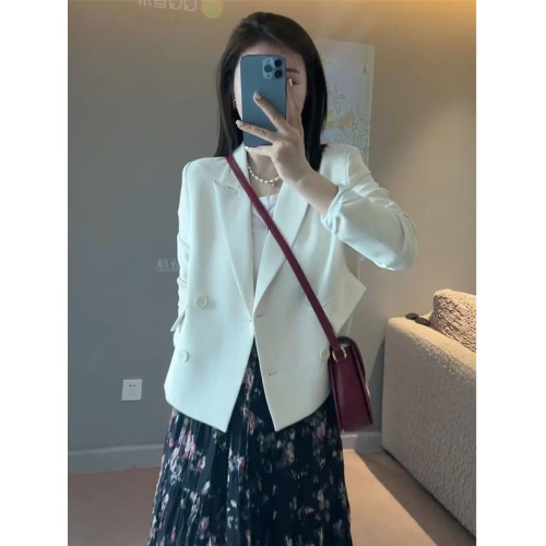 小西裝外套女短款2025春秋裝新款休閒寬松高級設計感小衆西服上衣 小西裝外套女短款2025春秋裝新款休閒寬松高級設計感小衆西服上衣