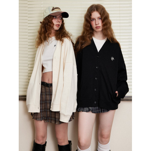 Beikastudio黑色衛衣外套女25春美式寬松重磅400g華夫格加厚開衫 Beikastudio黑色衛衣外套女25春美式寬松重磅400g華夫格加厚開衫