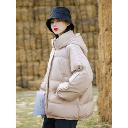 oversize麵包服短款羽絨棉衣棉服女2025年新款潮秋冬季外套厚棉襖