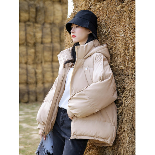 oversize麵包服短款羽絨棉衣棉服女2025年新款潮秋冬季外套厚棉襖 oversize麵包服短款羽絨棉衣棉服女2025年新款潮秋冬季外套厚棉襖