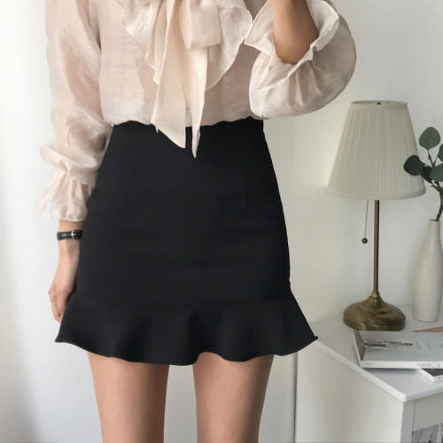 小個子2025春夏季高腰白色魚尾短裙女洋氣包臀顯瘦百搭性感半身裙 小個子2025春夏季高腰白色魚尾短裙女洋氣包臀顯瘦百搭性感半身裙