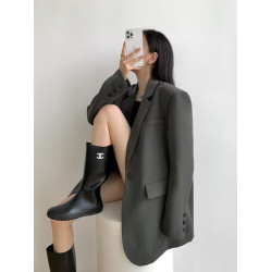 原單出口品牌專櫃尾單春秋女裝小西服顯瘦寬松西裝外套女上衣