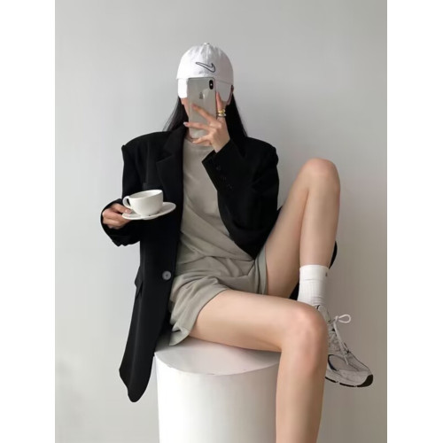 原單出口品牌專櫃尾單春秋女裝小西服顯瘦寬松西裝外套女上衣 原單出口品牌專櫃尾單春秋女裝小西服顯瘦寬松西裝外套女上衣