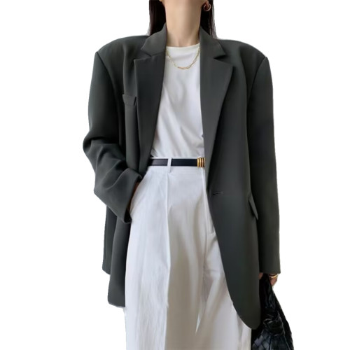 原單出口品牌專櫃尾單春秋女裝小西服顯瘦寬松西裝外套女上衣 原單出口品牌專櫃尾單春秋女裝小西服顯瘦寬松西裝外套女上衣