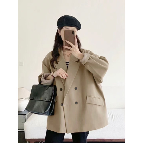 2205春秋英倫風顯瘦休閒寬松時尚網紅氣質加裡襯不挑人韓版小西裝 2205春秋英倫風顯瘦休閒寬松時尚網紅氣質加裡襯不挑人韓版小西裝