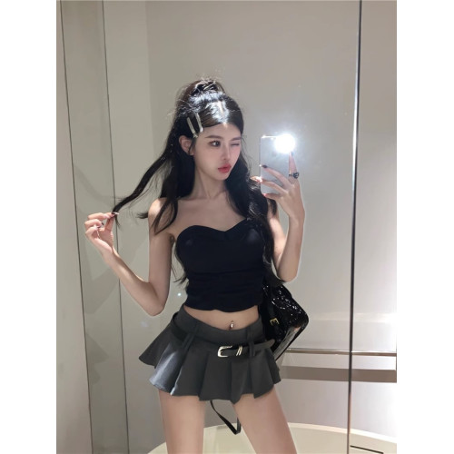 灰色性感半身裙女春夏迷你裙百褶裙辣妹超短裙jk裙小個子絕美裙子 灰色性感半身裙女春夏迷你裙百褶裙辣妹超短裙jk裙小個子絕美裙子