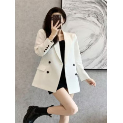 潮牌西裝外套女2025年春秋新款休閒韓版英倫風炸街西服設計感小衆