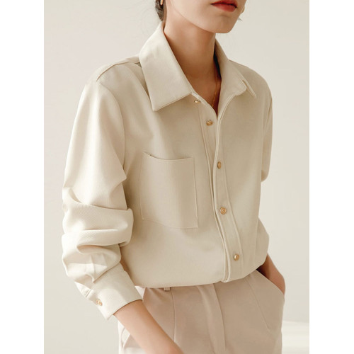 白色襯衫女高級感職業通勤2025秋季新款內搭白長袖襯衣西裝上衣