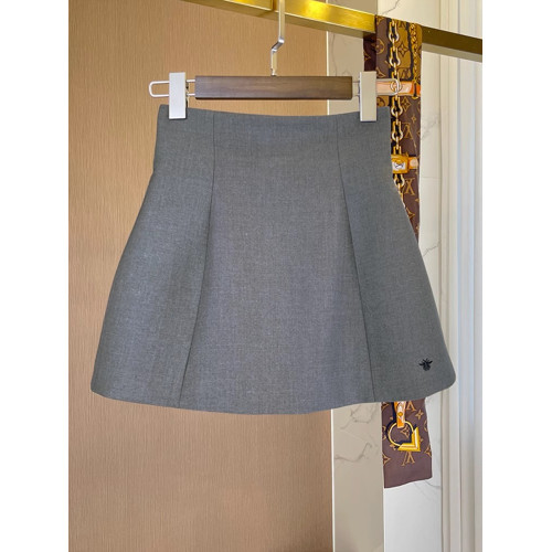 氣質裙褲遮跨防走光小個子高腰顯瘦新款a字裙包臀灰色半身裙短裙