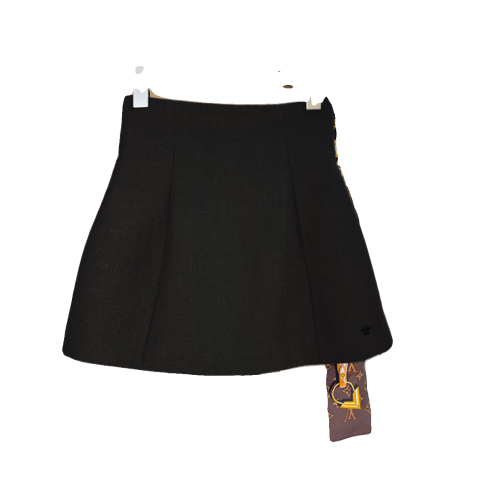 氣質裙褲遮跨防走光小個子高腰顯瘦新款a字裙包臀灰色半身裙短裙