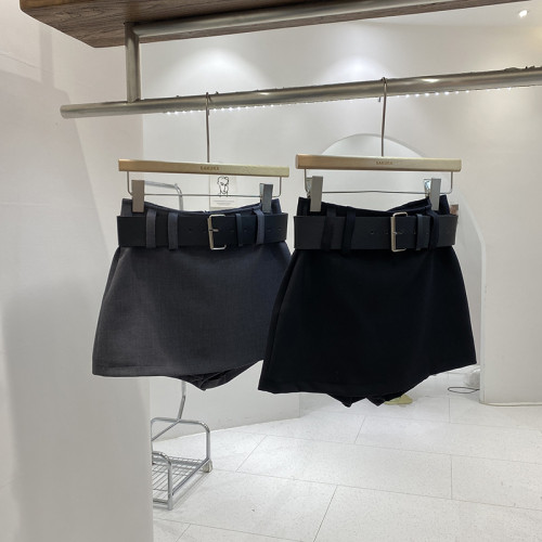 2024年秋季新款韓版辣妹修身顯瘦純色百搭小個子低腰包臀A字短裙 2024年秋季新款韓版辣妹修身顯瘦純色百搭小個子低腰包臀A字短裙