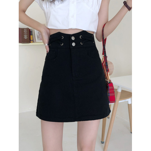 牛仔半身裙女秋2025新款大碼胖mm百搭顯瘦高腰遮跨包臀a字短裙潮 牛仔半身裙女秋2025新款大碼胖mm百搭顯瘦高腰遮跨包臀a字短裙潮