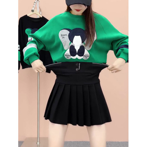 百褶裙2025新款秋冬防走光彈力垂感高腰顯瘦黑色半身裙女a字短裙