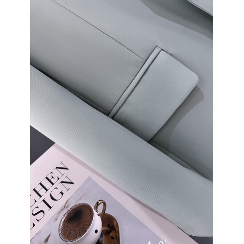 天青色超好看西裝外套女2025新款春秋季時髦冷淡系減齡潮流小西服 天青色超好看西裝外套女2025新款春秋季時髦冷淡系減齡潮流小西服