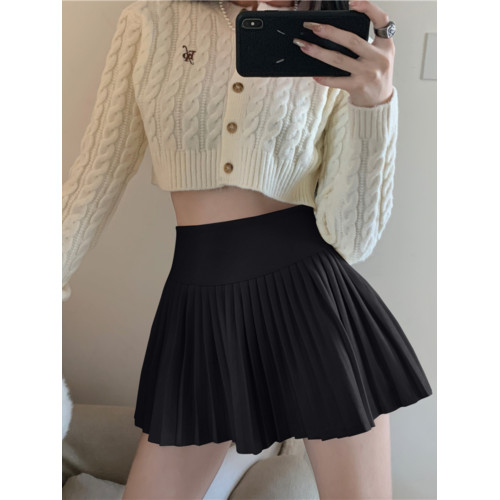 150小矮個子百褶半身裙女秋高腰a字防走光毛呢辣妹短裙xs顯高穿搭 150小矮個子百褶半身裙女秋高腰a字防走光毛呢辣妹短裙xs顯高穿搭