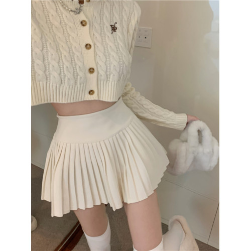 150小矮個子百褶半身裙女秋高腰a字防走光毛呢辣妹短裙xs顯高穿搭 150小矮個子百褶半身裙女秋高腰a字防走光毛呢辣妹短裙xs顯高穿搭