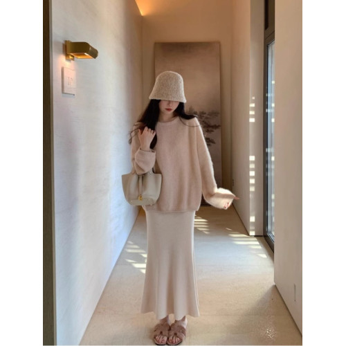 軟糯糯針織魚尾半身裙女秋冬2025新款高腰顯瘦包臀裙中長款一步裙 軟糯糯針織魚尾半身裙女秋冬2025新款高腰顯瘦包臀裙中長款一步裙