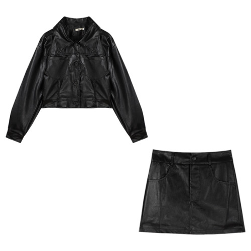 辣妹性感皮裙半身裙女秋冬2025新款大碼胖mm高腰顯瘦百搭包臀褲裙