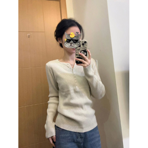 針織打底衫女春秋冬內搭曡穿設計感小衆修身顯瘦百搭長袖t恤上衣