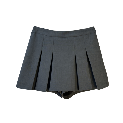 灰色防走光百褶半身裙女春夏新款裙褲半裙高腰jk短裙性感a字裙子 灰色防走光百褶半身裙女春夏新款裙褲半裙高腰jk短裙性感a字裙子