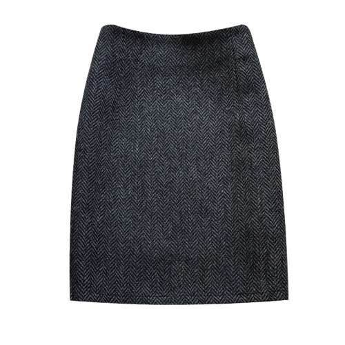 黑色毛呢半身裙女2025春秋新款高腰韓版包臀裙通勤顯瘦A字直筒裙 黑色毛呢半身裙女2025春秋新款高腰韓版包臀裙通勤顯瘦A字直筒裙