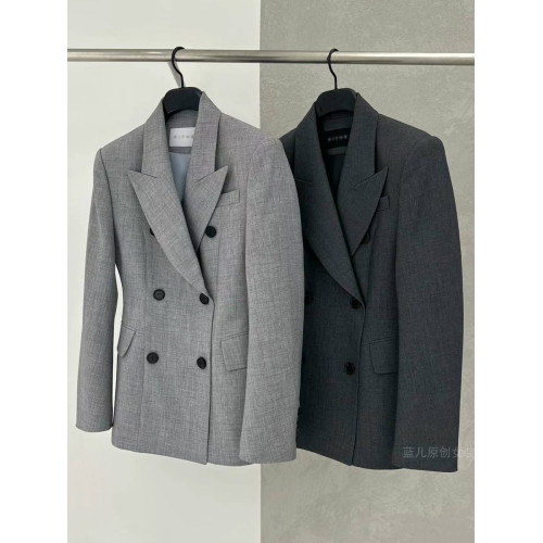 灰色西裝外套女2025春新款韓版高級感沙漏收腰小個子休閒氣質西服 灰色西裝外套女2025春新款韓版高級感沙漏收腰小個子休閒氣質西服