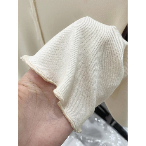 軟糯V領純欲正肩長袖t恤女春秋修身甜辣風chic木耳邊開叉白色上衣 軟糯V領純欲正肩長袖t恤女春秋修身甜辣風chic木耳邊開叉白色上衣