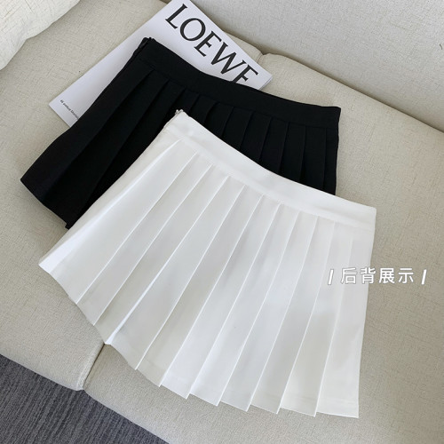 學院風灰色百褶裙女秋2025新款黑色半身裙高腰a字顯瘦小個子短裙 學院風灰色百褶裙女秋2025新款黑色半身裙高腰a字顯瘦小個子短裙