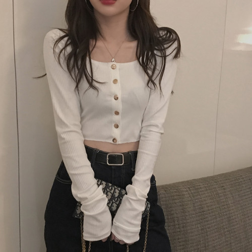 大碼胖mm顯瘦t恤氣質打底衫女2025春秋新款韓版一字肩長袖上衣潮