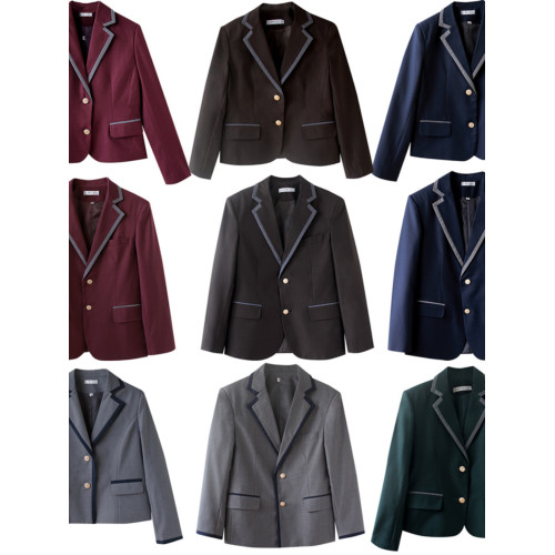 韓版學生西裝JK製服西服英倫學院風外套上衣情侶裝証件照服裝班服 韓版學生西裝JK製服西服英倫學院風外套上衣情侶裝証件照服裝班服