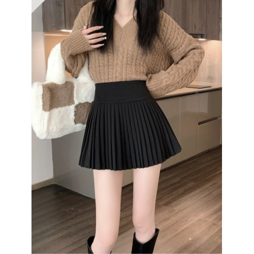 小個子百褶裙子白色防走光半身裙女2025新款秋季半裙辣妹a字短裙 小個子百褶裙子白色防走光半身裙女2025新款秋季半裙辣妹a字短裙