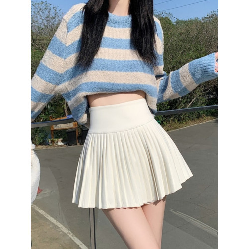 小個子百褶裙子白色防走光半身裙女2025新款秋季半裙辣妹a字短裙 小個子百褶裙子白色防走光半身裙女2025新款秋季半裙辣妹a字短裙