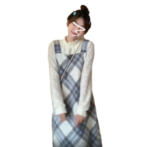 2025新款小個子法式背帶連衣裙子女秋冬季高級感搭配一整套裝長裙 2025新款小個子法式背帶連衣裙子女秋冬季高級感搭配一整套裝長裙