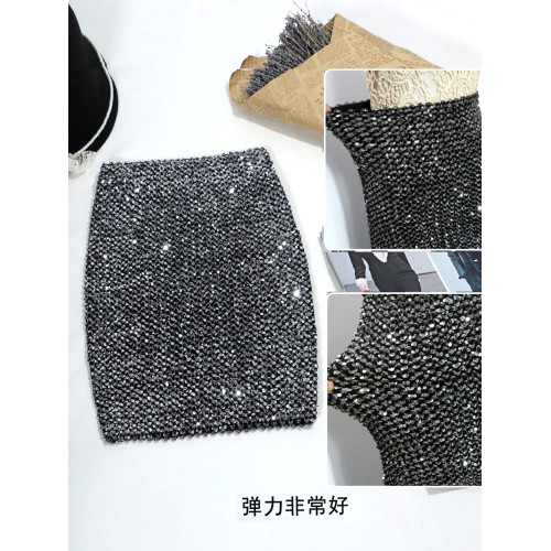 彈力包臀裙女半身裙春秋款高腰修身百搭閃閃短裙包裙亮片裙子冬裙 彈力包臀裙女半身裙春秋款高腰修身百搭閃閃短裙包裙亮片裙子冬裙