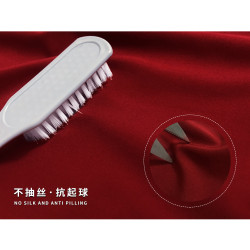 紅色雪紡襯衫女寬松西裝領設計感小衆長袖襯衣職業OL酒紅色上衣女