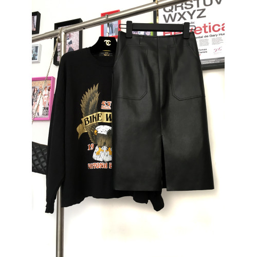 2025秋季爆款小衆設計高腰裙前開叉皮裙顯瘦包臀裙中裙半身裙大碼 2025秋季爆款小衆設計高腰裙前開叉皮裙顯瘦包臀裙中裙半身裙大碼