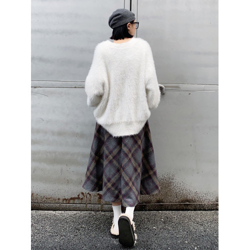 毛呢半裙格子半身裙秋冬格子裙半身高腰a字裙秋季半身長裙冬季裙 毛呢半裙格子半身裙秋冬格子裙半身高腰a字裙秋季半身長裙冬季裙