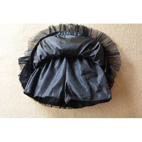 金絲絨短裙女秋冬季蛋糕裙子蕾絲半身裙蓬蓬裙 a字高腰打底小個子 金絲絨短裙女秋冬季蛋糕裙子蕾絲半身裙蓬蓬裙 a字高腰打底小個子