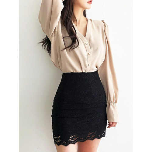 白色蕾絲包臀裙女半身裙春夏新款高腰顯瘦一步裙彈力修身性感短裙 白色蕾絲包臀裙女半身裙春夏新款高腰顯瘦一步裙彈力修身性感短裙