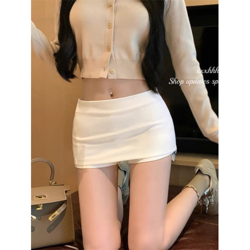 韓版時尚西裝半身裙褲女秋冬2025新款通勤辣妹中低腰顯瘦a字短裙 韓版時尚西裝半身裙褲女秋冬2025新款通勤辣妹中低腰顯瘦a字短裙
