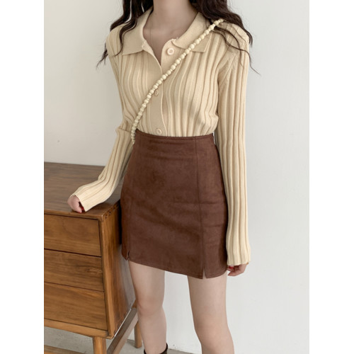 高腰開叉半身裙女2025秋新款a字pu皮裙黑色鹿皮絨包臀短裙一步裙 高腰開叉半身裙女2025秋新款a字pu皮裙黑色鹿皮絨包臀短裙一步裙